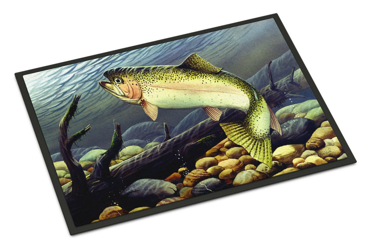 Rainbow Trout Indoor or Outdoor Mat 18x27 PTW2039MAT - the-store.com