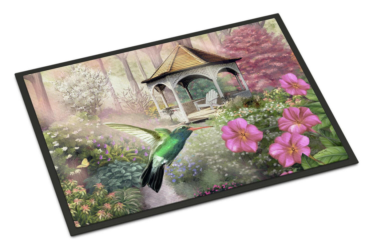 Garden Gazebo Hummingbird Indoor or Outdoor Mat 24x36 PTW2052JMAT - the-store.com