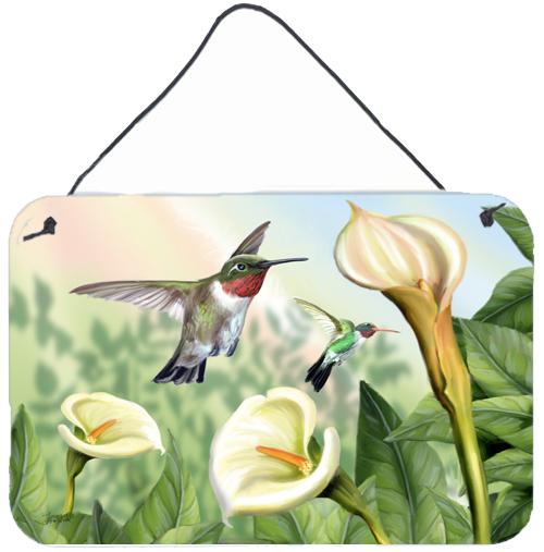 Lily and the Hummingbirds Wall or Door Hanging Prints by Caroline's Treasures