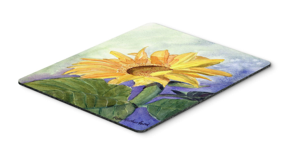 Flower - Sunflower Mouse Pad, Hot Pad or Trivet by Caroline&#39;s Treasures