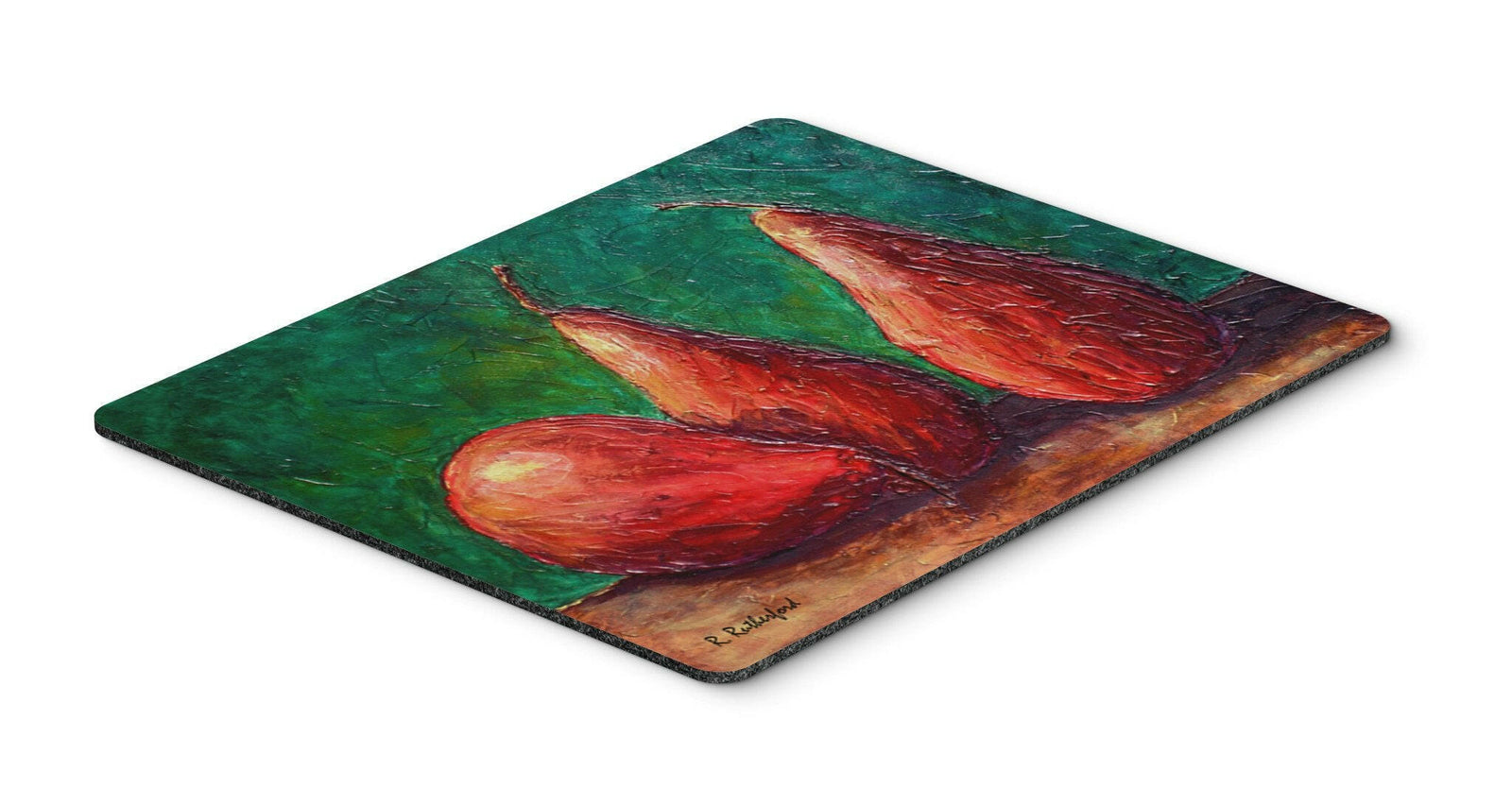 Pears Mouse Pad, Hot Pad or Trivet by Caroline's Treasures