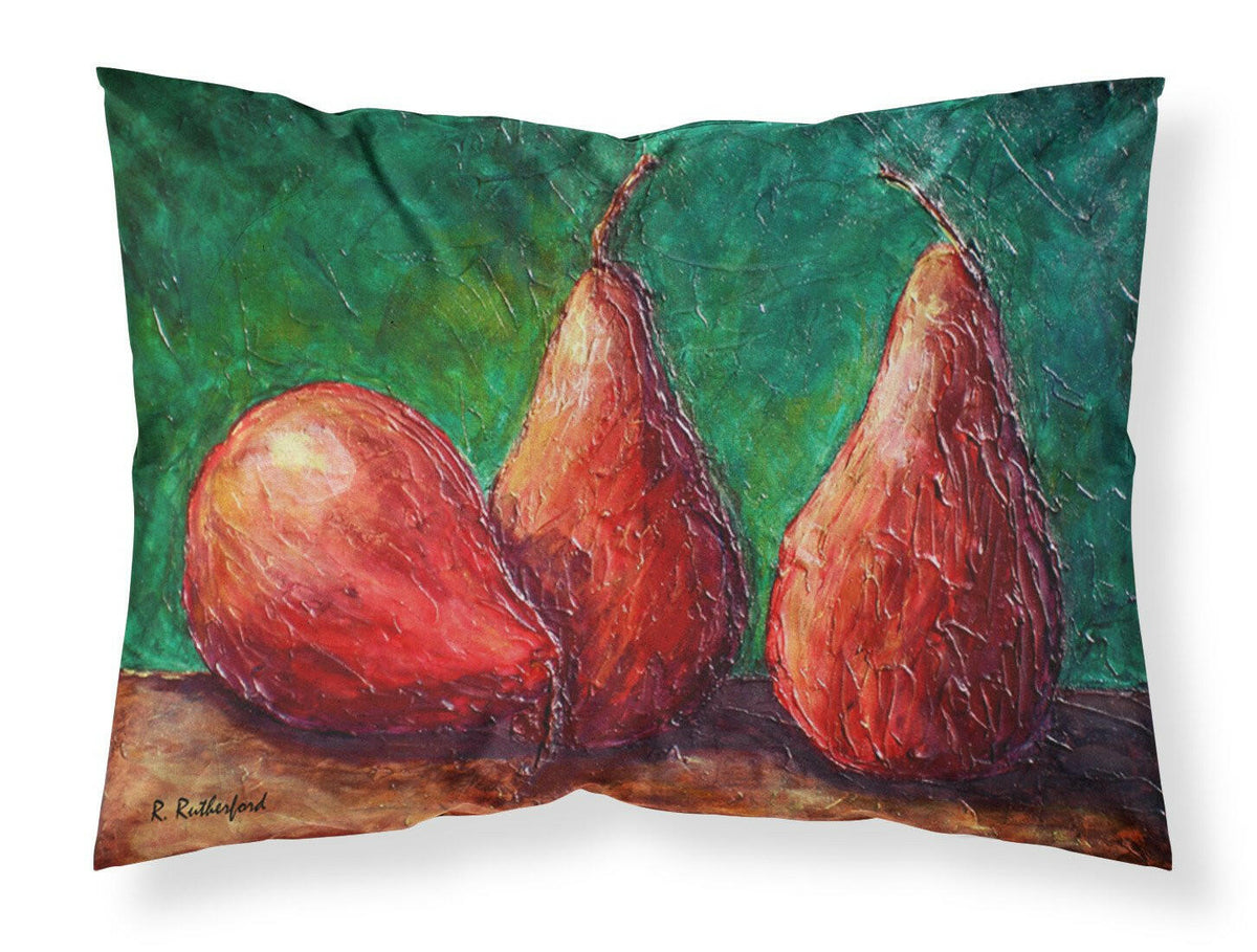 Pears Moisture wicking Fabric standard pillowcase by Caroline&#39;s Treasures