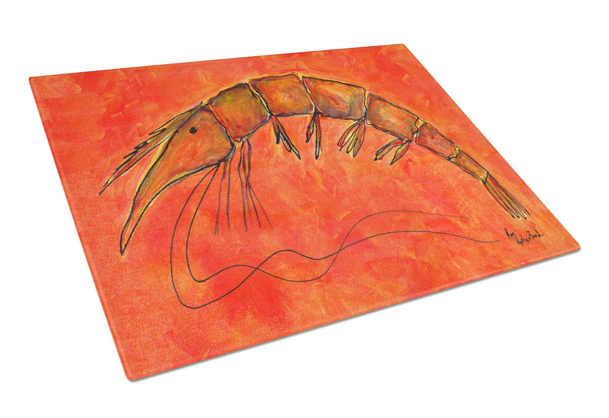 Shrimp Glass Cutting Board Large by Caroline&#39;s Treasures
