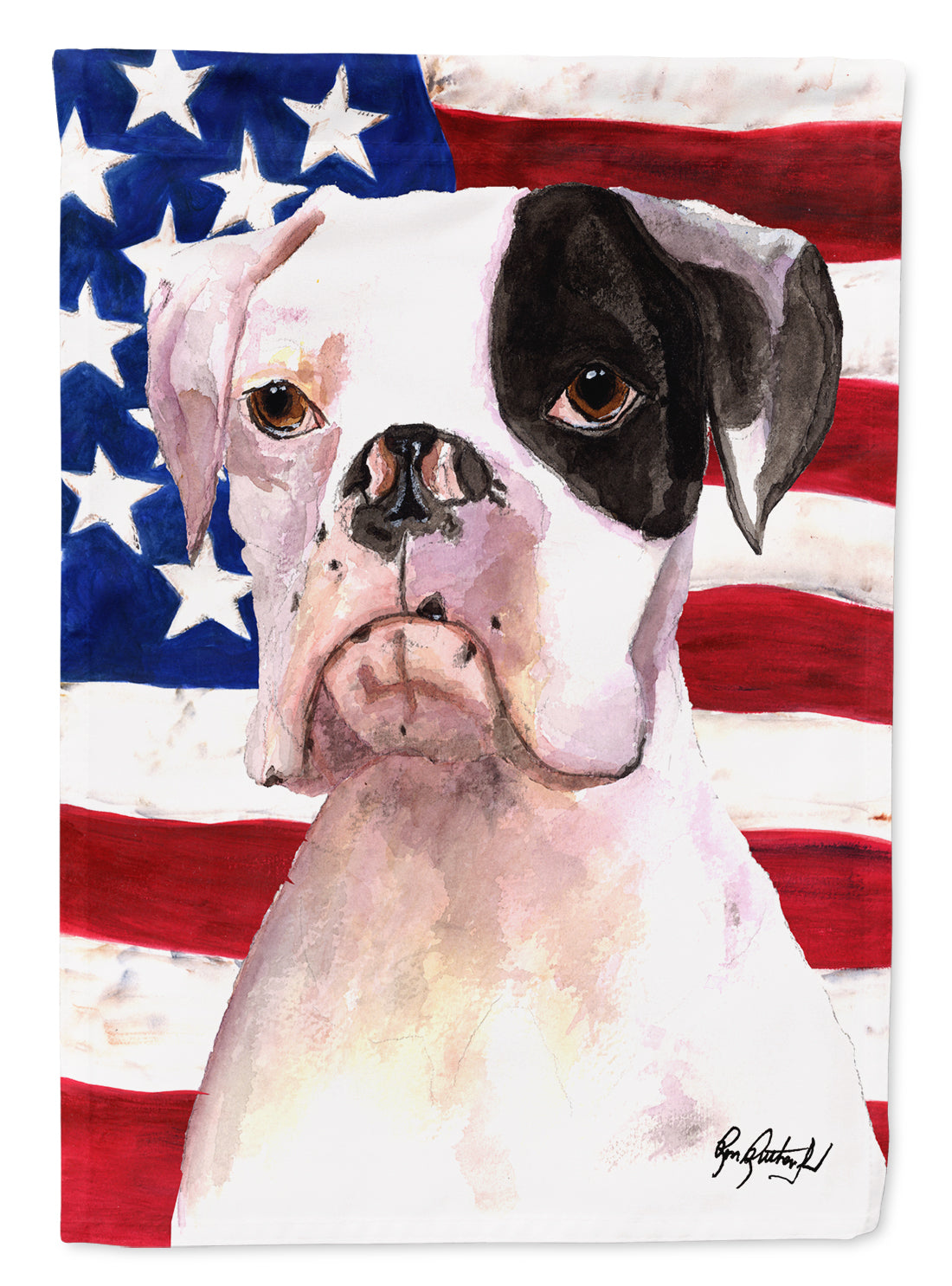 Cooper USA American Flag Boxer Flag Canvas House Size RDR3001CHF
