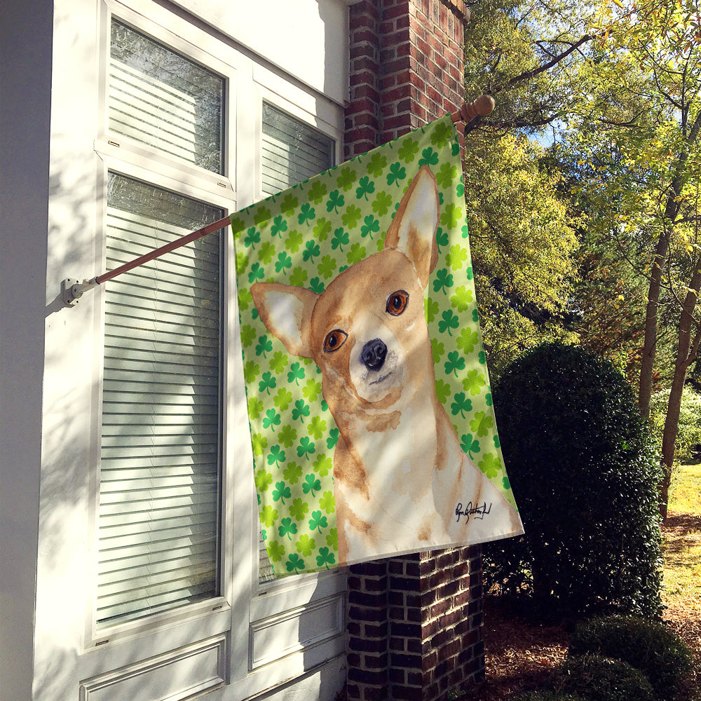 Chihuahua St Patrick's Day Flag Canvas House Size RDR3013CHF  the-store.com.