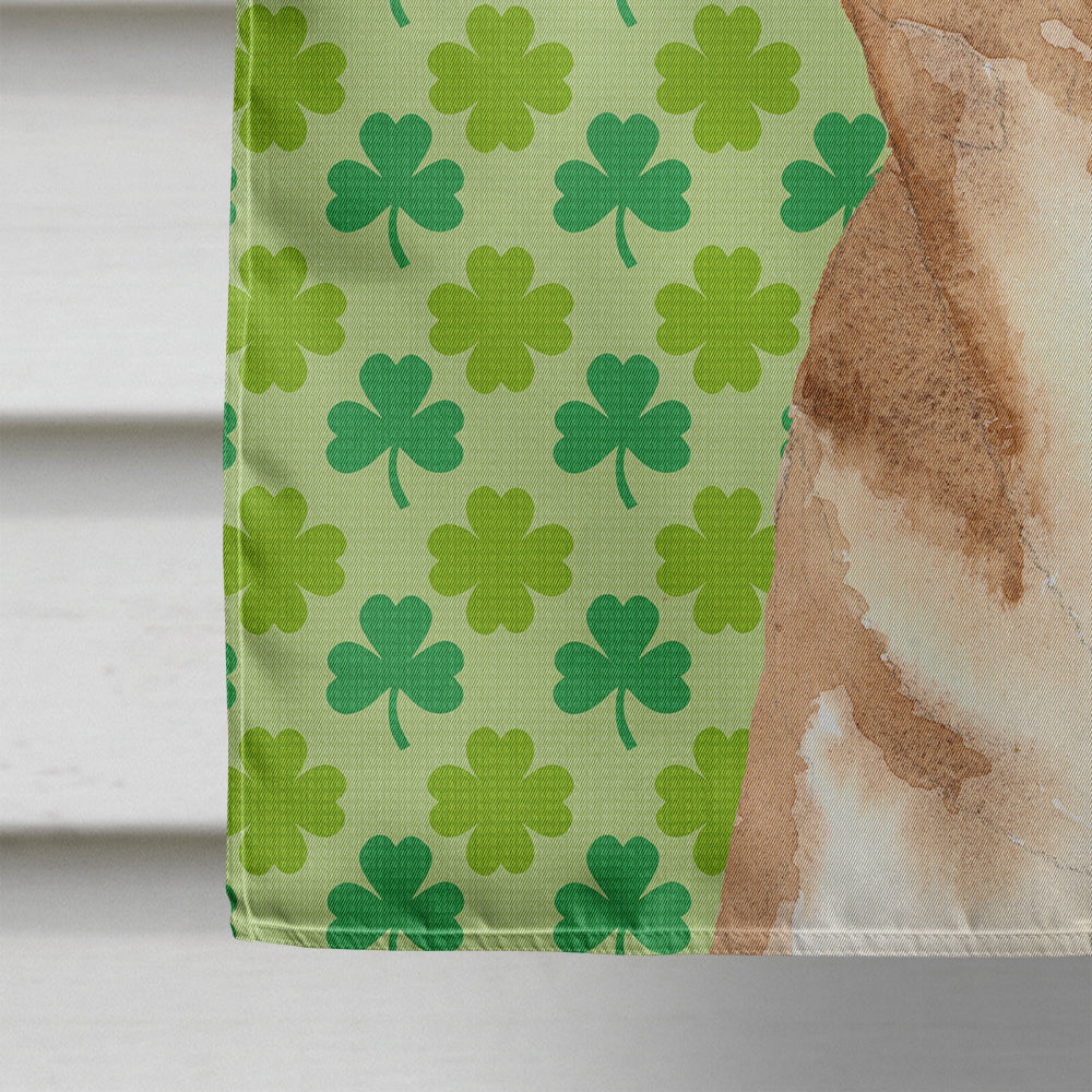 Chihuahua St Patrick's Day Flag Canvas House Size RDR3013CHF