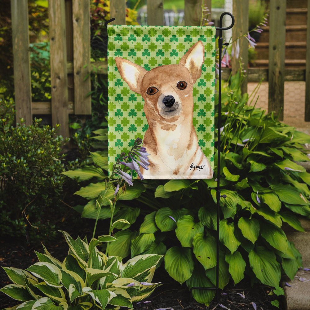Chihuahua St Patrick's Day Flag Garden Size RDR3013GF.