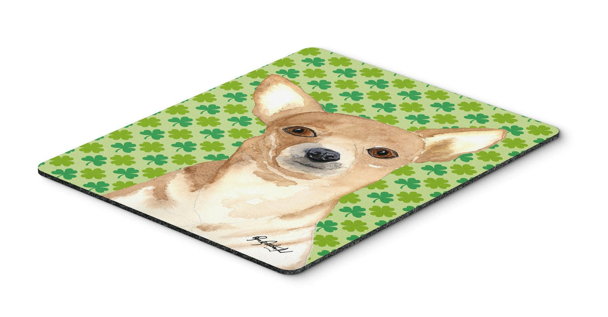 Chihuahua St Patrick&#39;s Day Mouse Pad, Hot Pad or Trivet by Caroline&#39;s Treasures