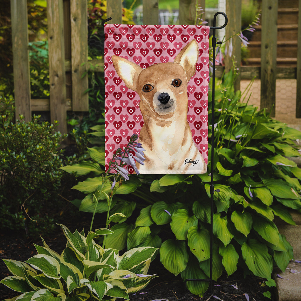 Chihuahua Love and Hearts Flag Garden Size RDR3014GF