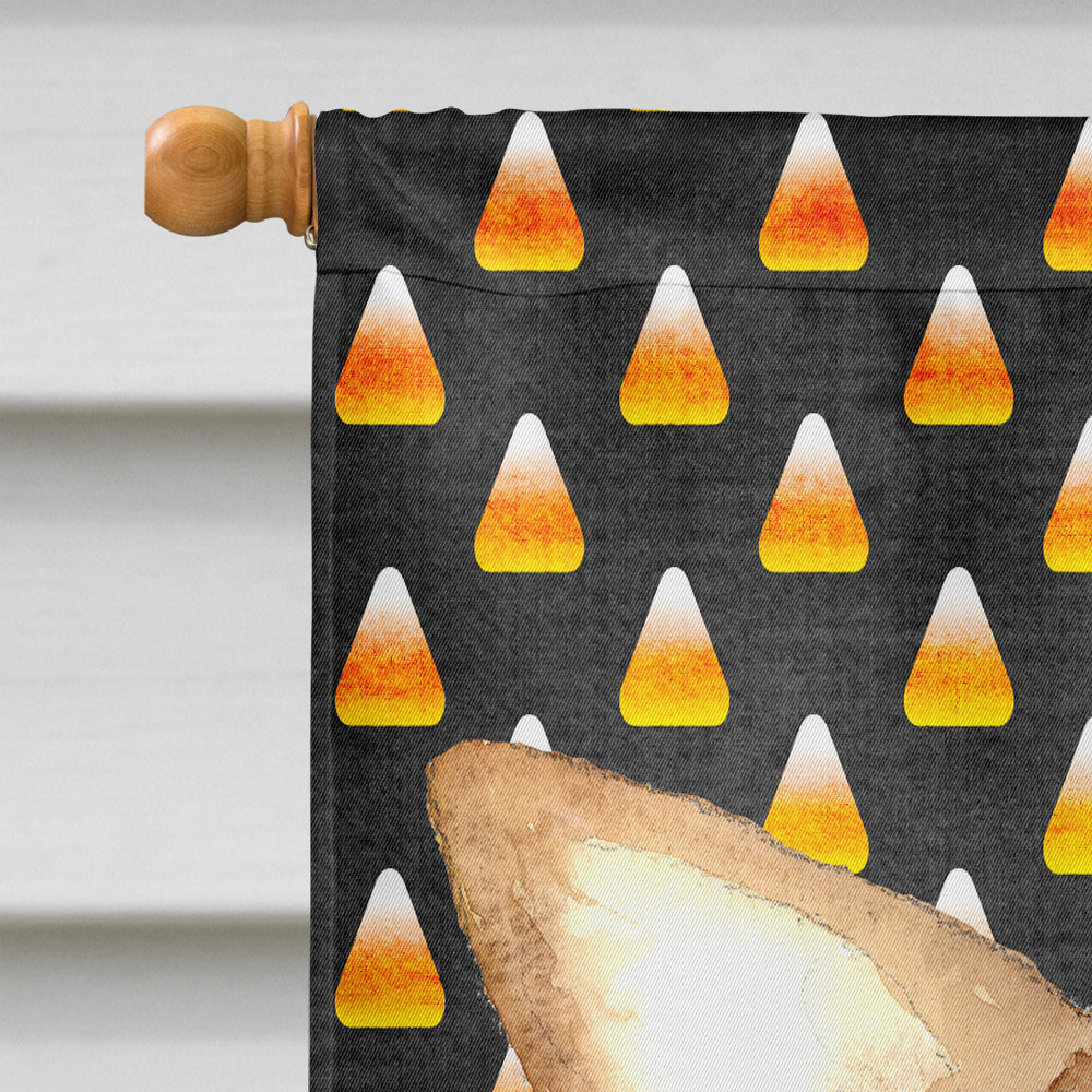 Candy Corn Chihuahua Halloween Flag Canvas House Size RDR3016CHF  the-store.com.