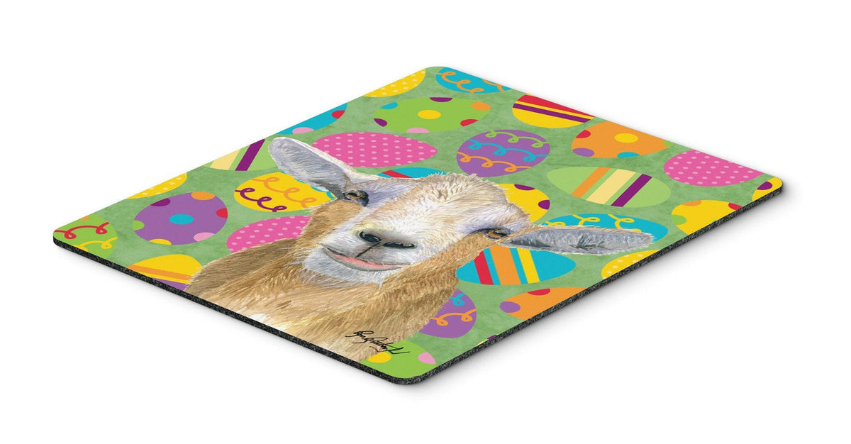 Eggtravaganza Goat Easter Mouse Pad, Hot Pad or Trivet by Caroline&#39;s Treasures
