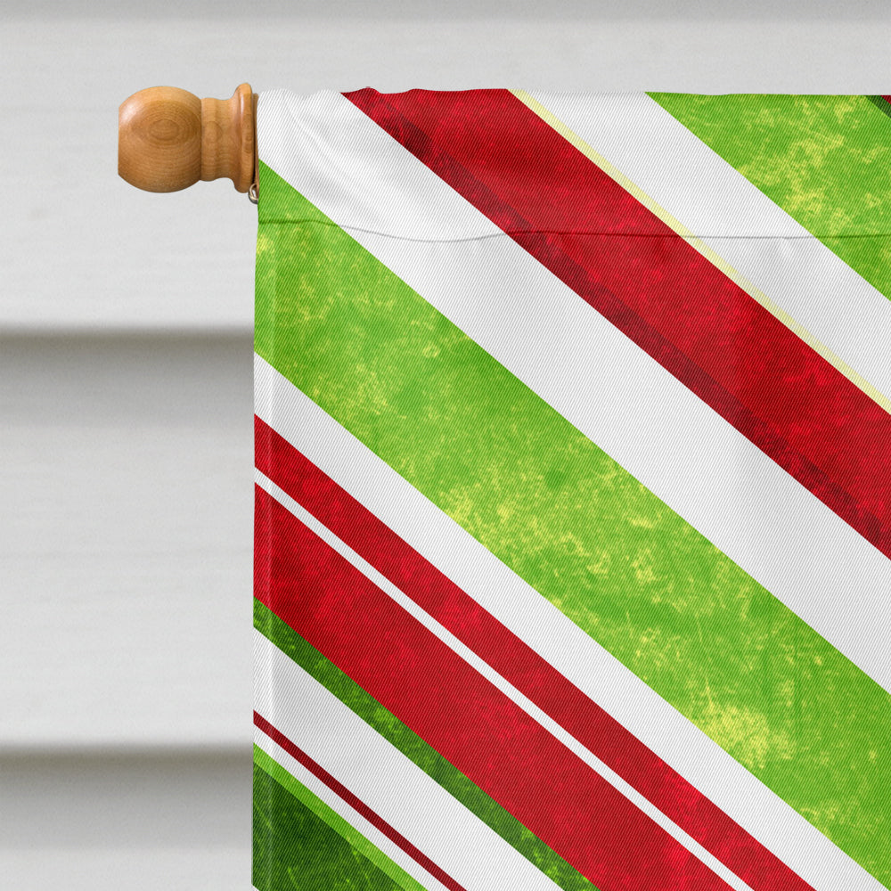 Candy Cane Goat Christmas Flag Canvas House Size RDR3022CHF