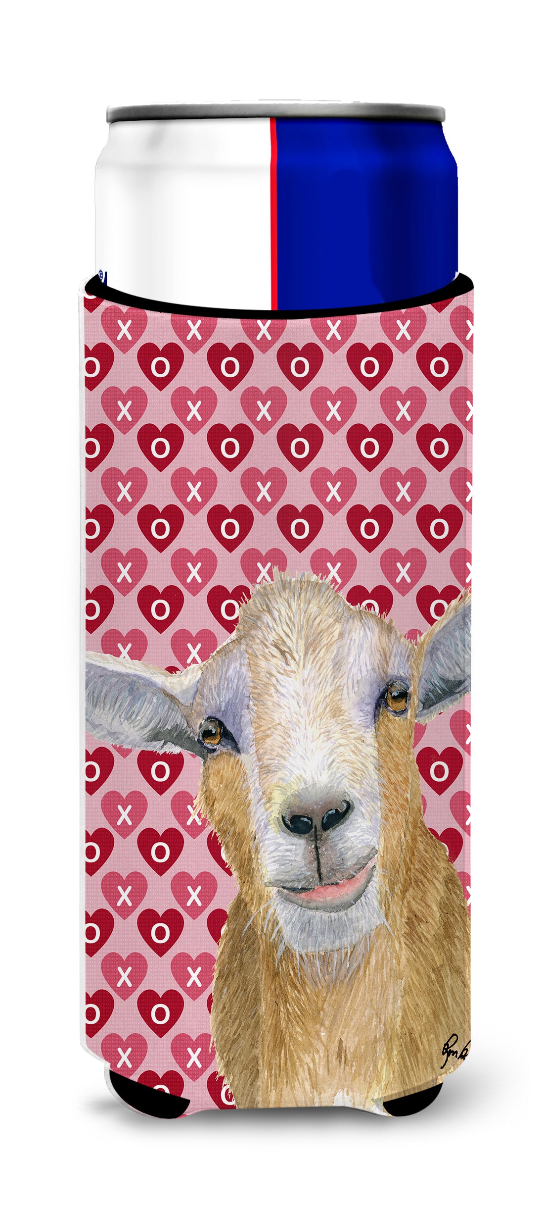 Hearts and Love Goat Ultra Beverage Isolateurs pour canettes minces RDR3026MUK