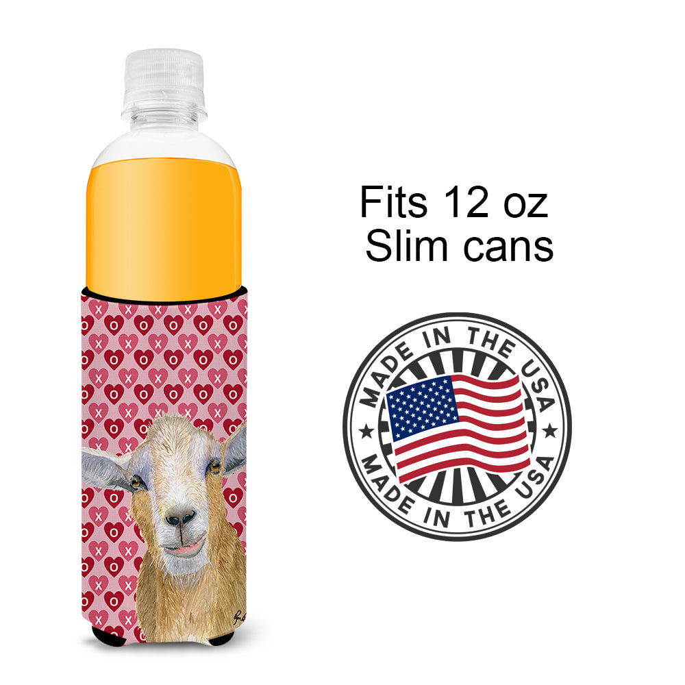 Hearts and Love Goat Ultra Beverage Insulators for slim cans  RDR3026MUK.