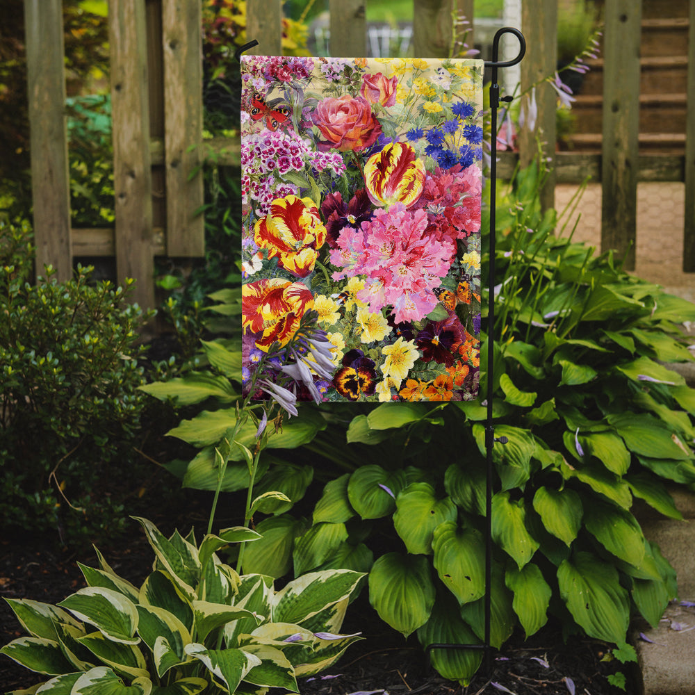 Summer Floral by Anne Searle Flag Garden Size SASE0953GF
