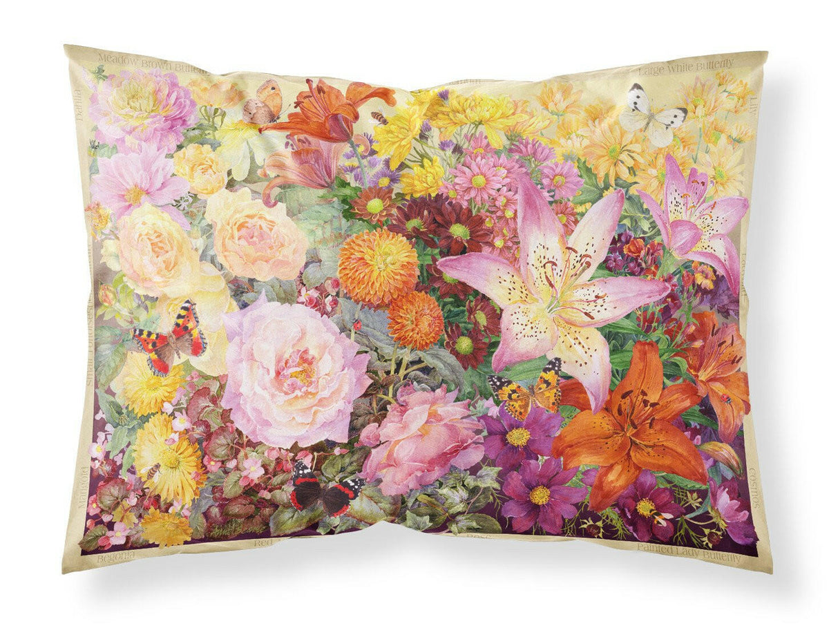 Autumn Floral by Anne Searle Fabric Standard Pillowcase SASE0955PILLOWCASE by Caroline&#39;s Treasures