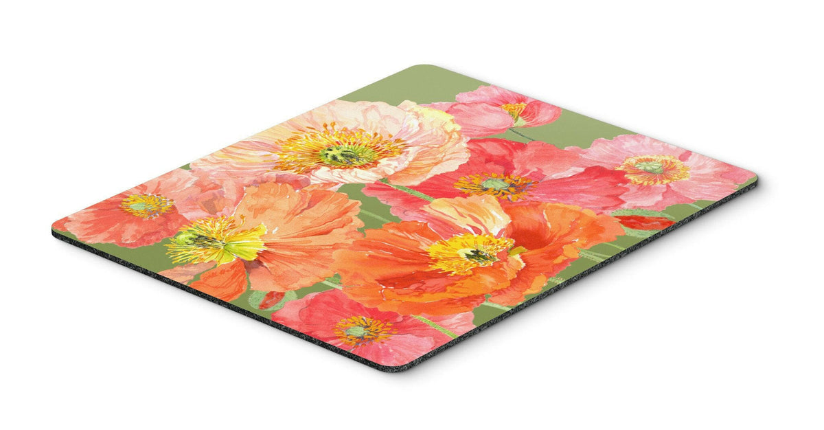 Poppies by Anne Searle Mouse Pad, Hot Pad or Trivet SASE664CMP by Caroline&#39;s Treasures