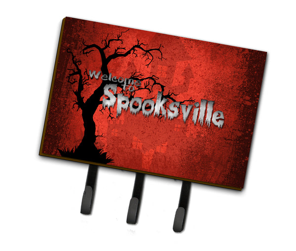 Welcome to Spooksville Halloween Leash or Key Holder
