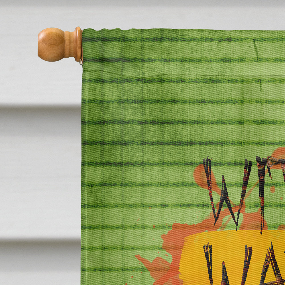 Witches and Warlocks Halloween Flag Canvas House Size  the-store.com.