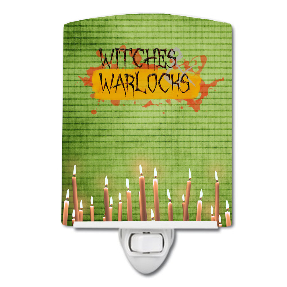 Witches and Warlocks Halloween Ceramic Night Light SB3011CNL - the-store.com