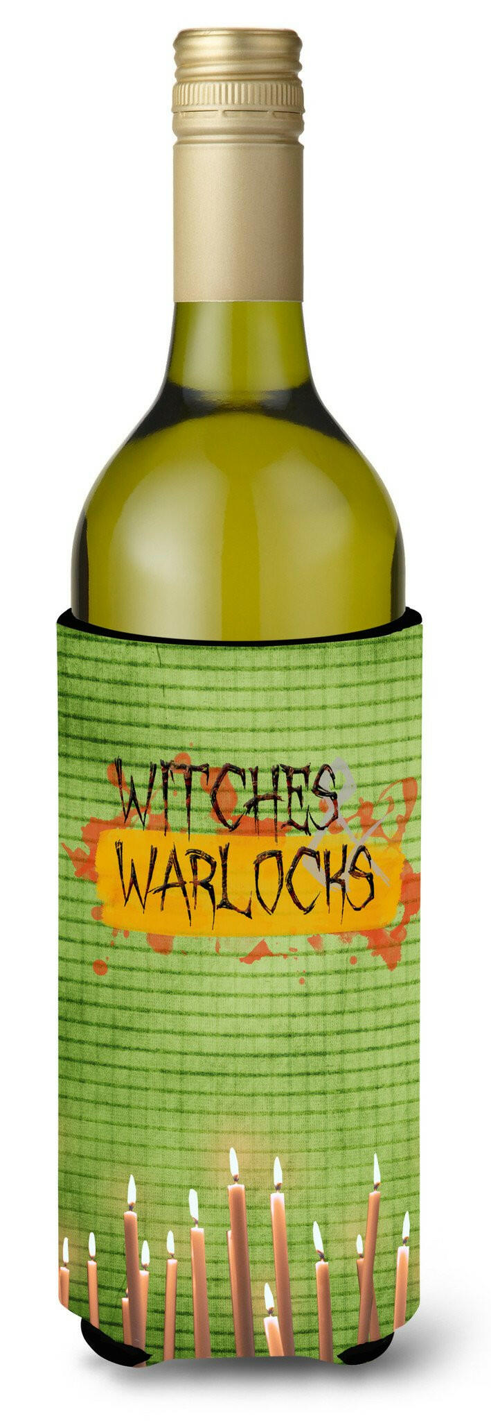 Witches and Warlocks Halloween Wine Bottle Beverage Insulator Beverage Insulator Hugger by Caroline's Treasures