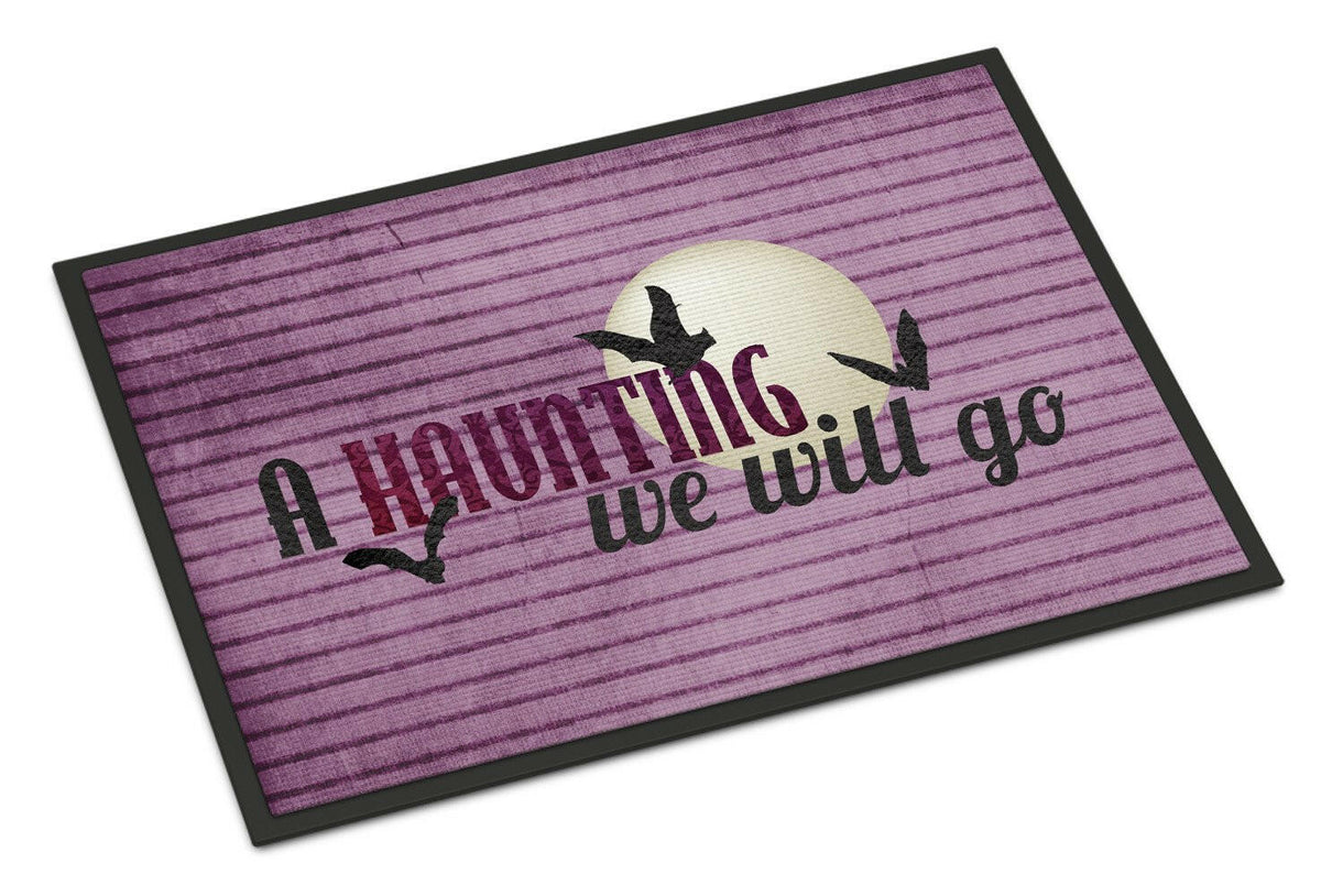 A Haunting we will go Halloween Indoor or Outdoor Mat 18x27 Doormat - the-store.com