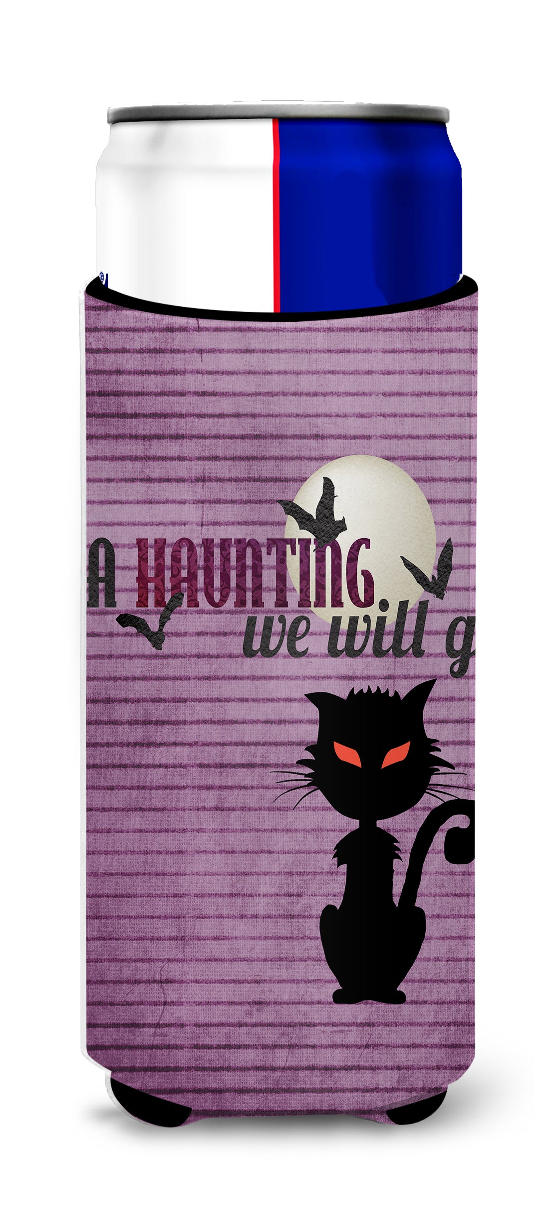 A Haunting we will go Halloween Ultra Beverage Insulators for slim cans SB3015MUK