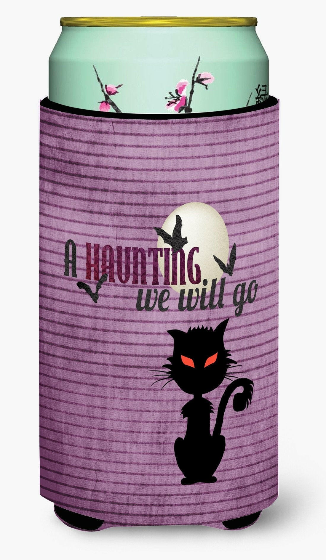 A Haunting we will go Halloween  Tall Boy Beverage Insulator Beverage Insulator Hugger by Caroline's Treasures