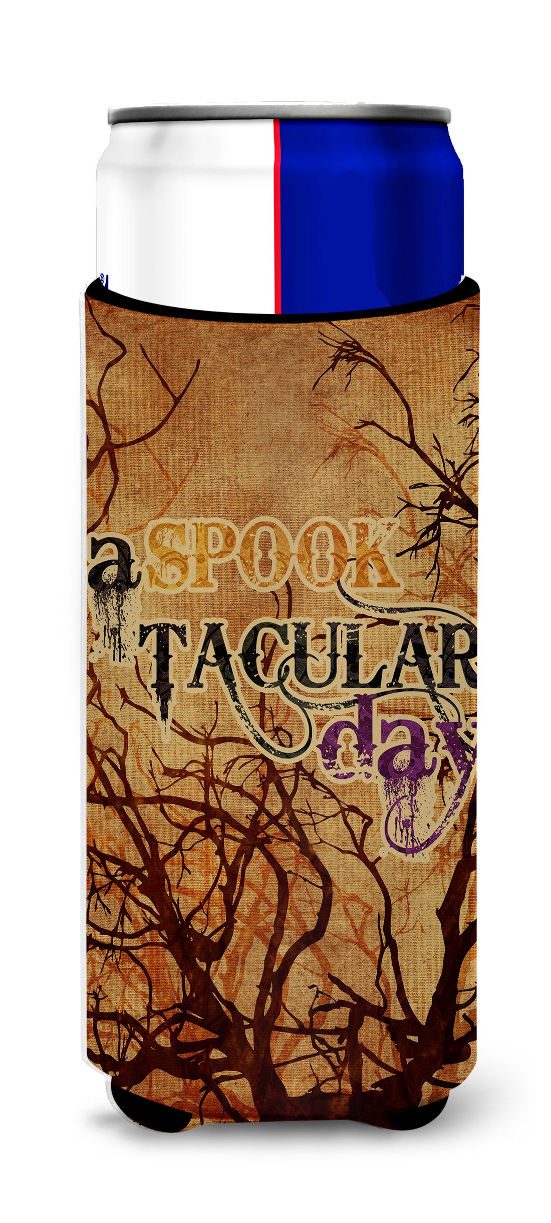 A Spook Tacular Day Halloween Ultra Beverage Insulators for slim cans SB3016MUK.