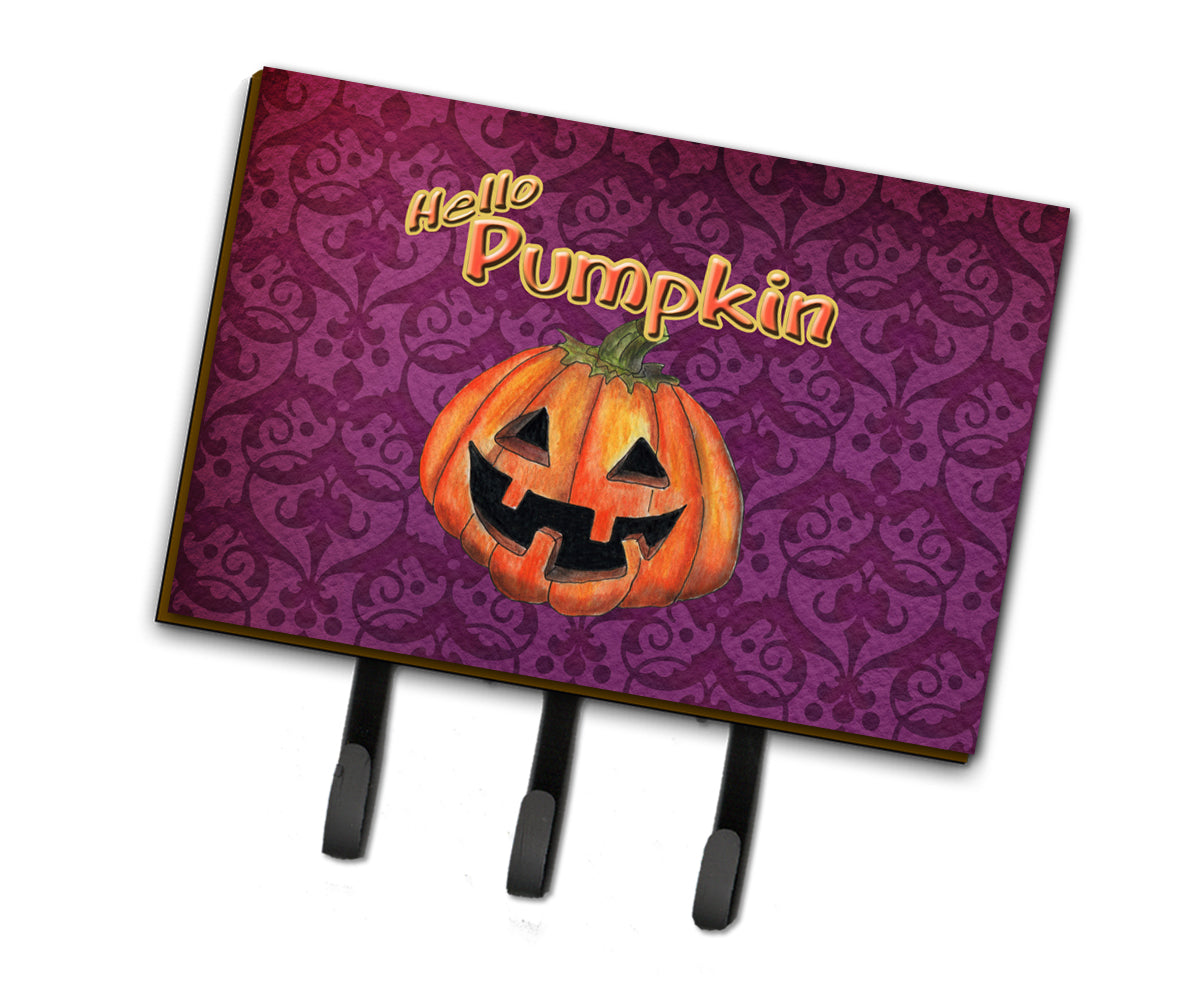 Hello Pumpkin Halloween Leash or Key Holder