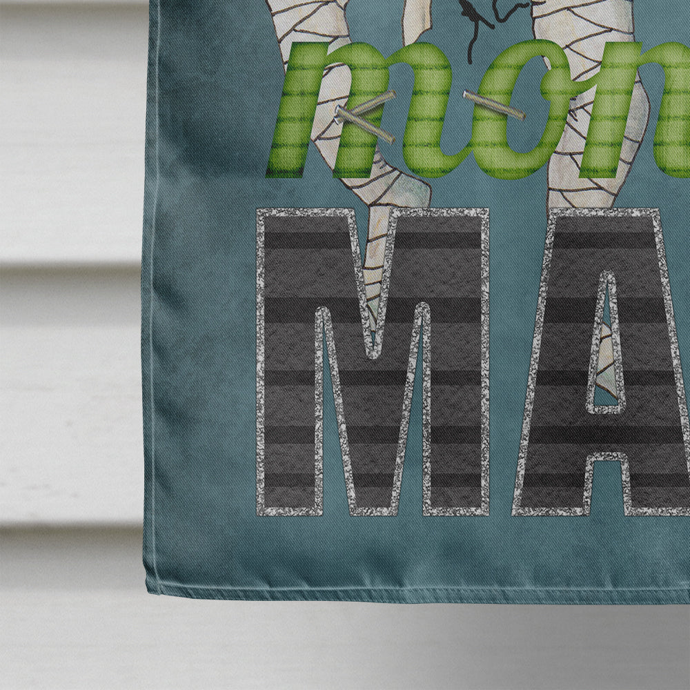 Monster Mash with Mummy Halloween Flag Canvas House Size  the-store.com.