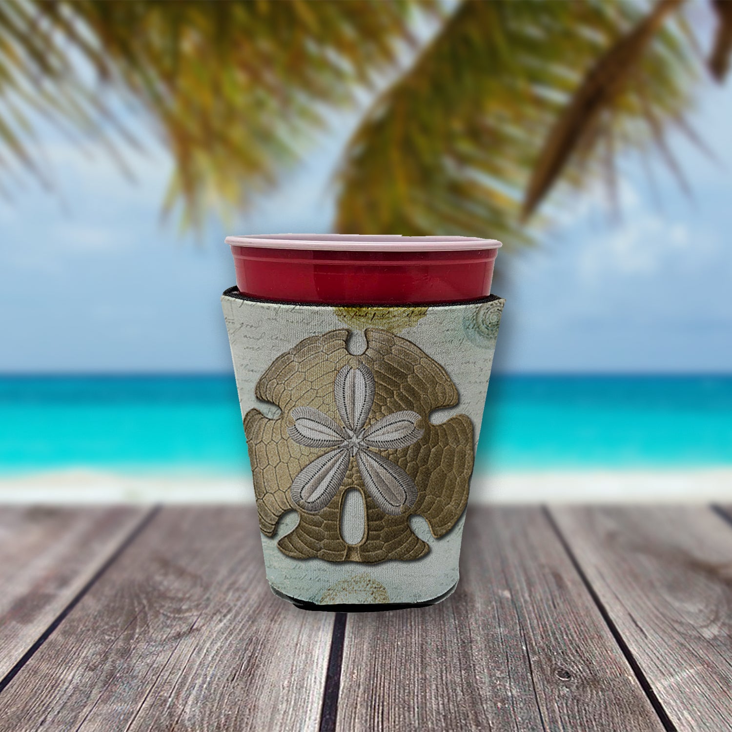 Sand Dollar Red Solo Cup Isolant pour boissons Hugger