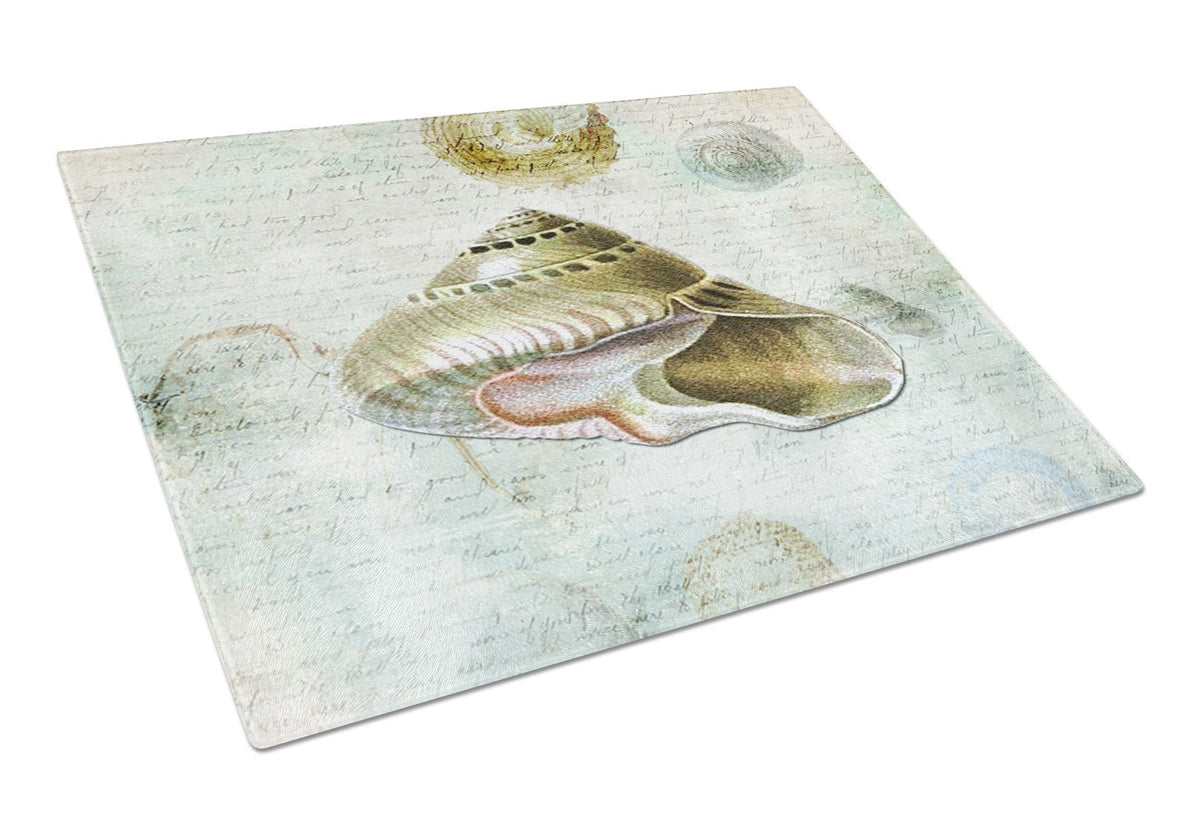 Shells  Glass Cutting Board Large by Caroline&#39;s Treasures