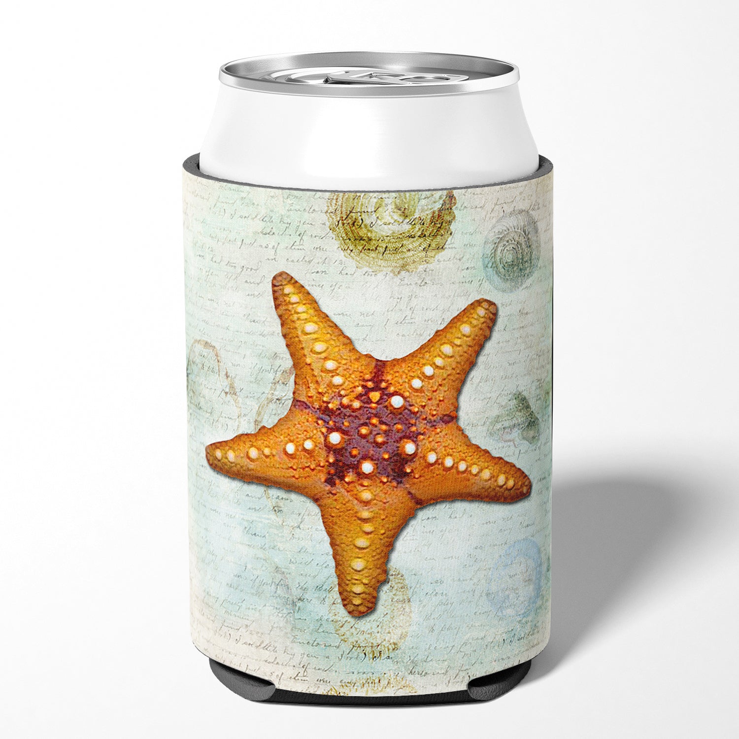 Caroline's Treasures Starfish Can or Bottle Beverage Insulator Hugger