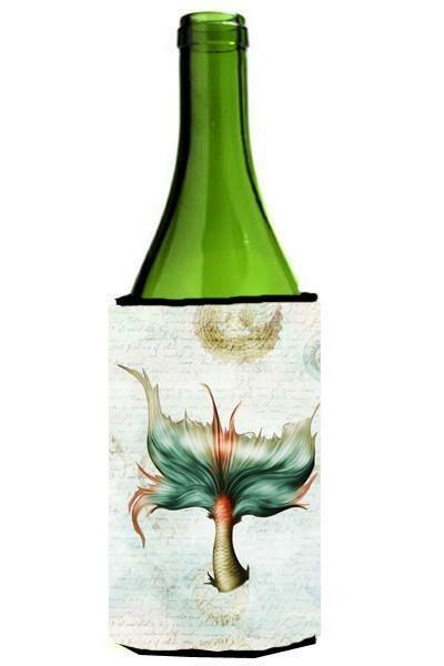 Mermaids and Mermen Mermaid Tail Wine Bottle Beverage Insulator Hugger SB3039LITERK by Caroline&#39;s Treasures