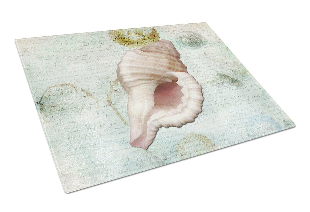 Shells  Glass Cutting Board Large by Caroline&#39;s Treasures