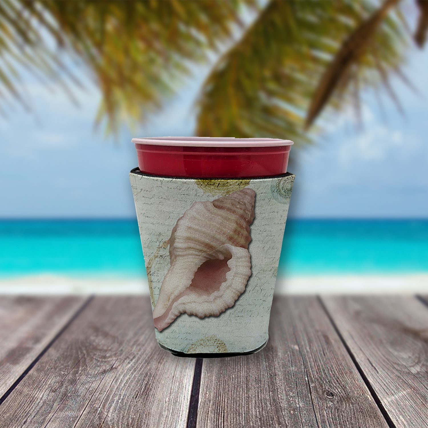 Shells  Red Cup Beverage Insulator Hugger  the-store.com.