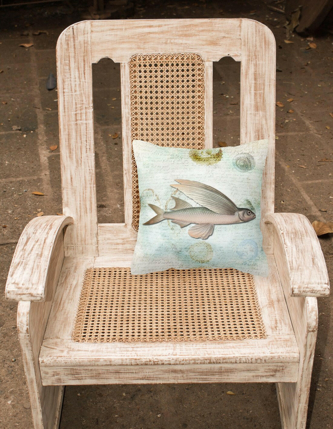 Fish    Canvas Fabric Decorative Pillow by Caroline's Treasures