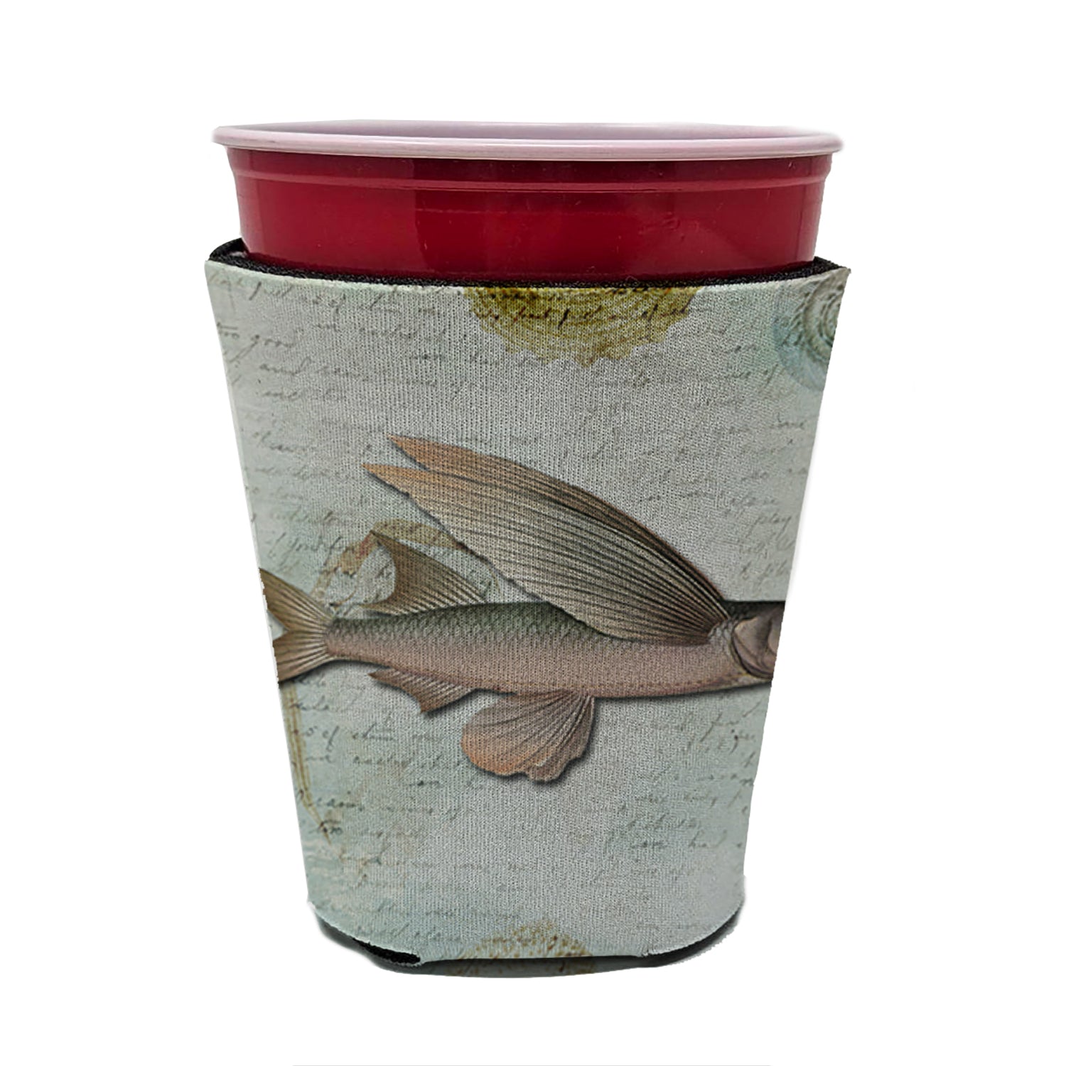 Fish  Red Cup Beverage Insulator Hugger  the-store.com.