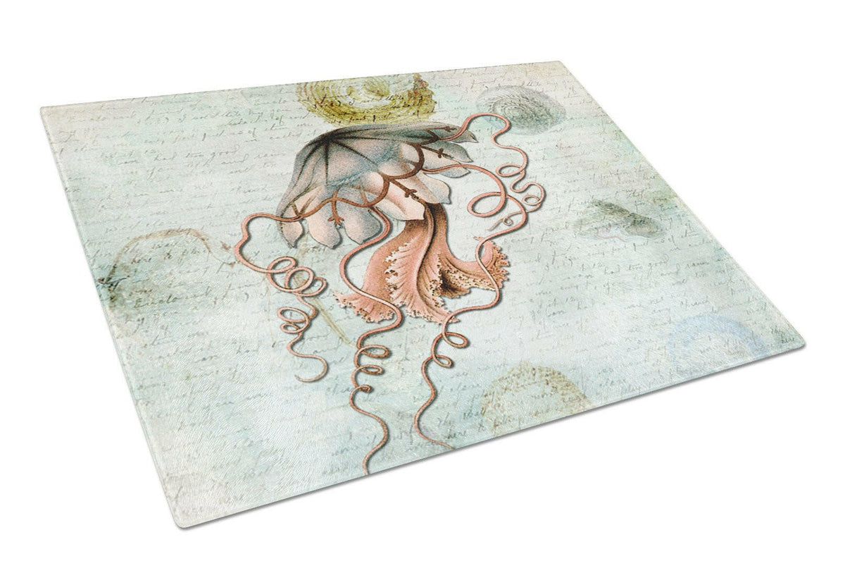 Jellyfish  Glass Cutting Board Large by Caroline&#39;s Treasures