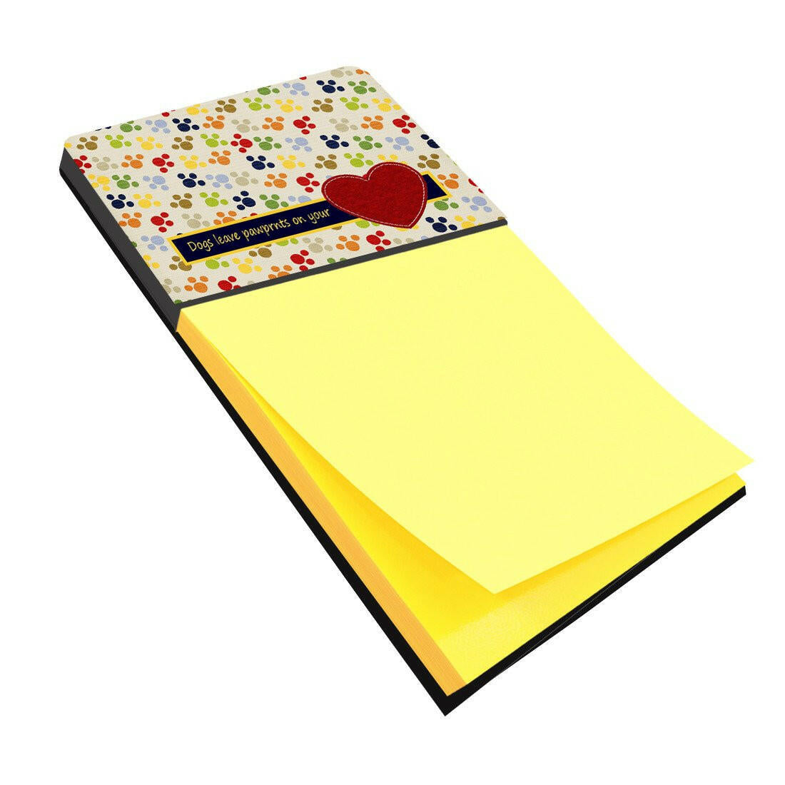 Dogs leave pawprints on your heart Refiillable Sticky Note Holder or Postit Note Dispenser SB3054SN by Caroline's Treasures