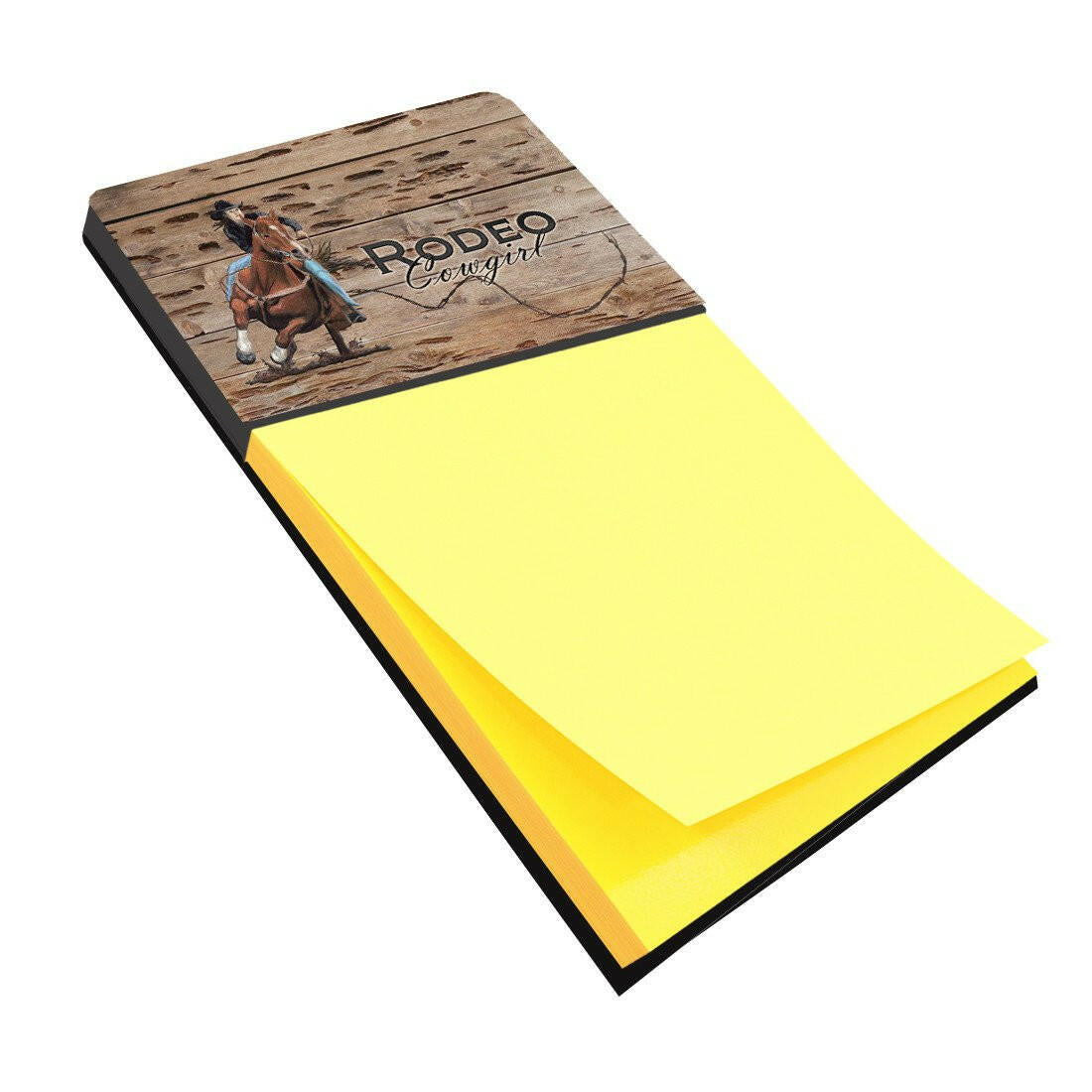Rodeo Cowgirl Barrel Racer Refiillable Sticky Note Holder or Postit Note Dispenser SB3055SN by Caroline&#39;s Treasures