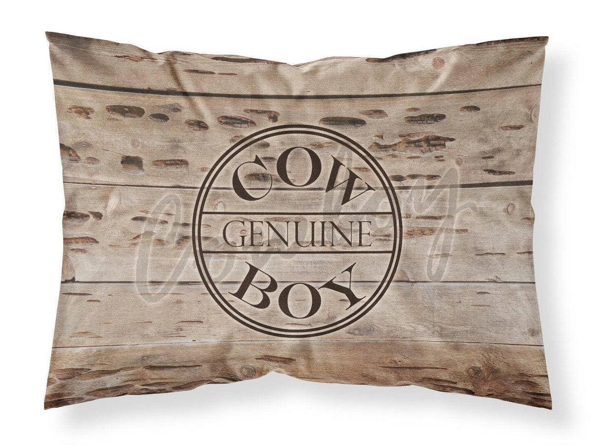 Genuine Cow Boy Branded Moisture wicking Fabric standard pillowcase SB3057PILLOWCASE by Caroline&#39;s Treasures