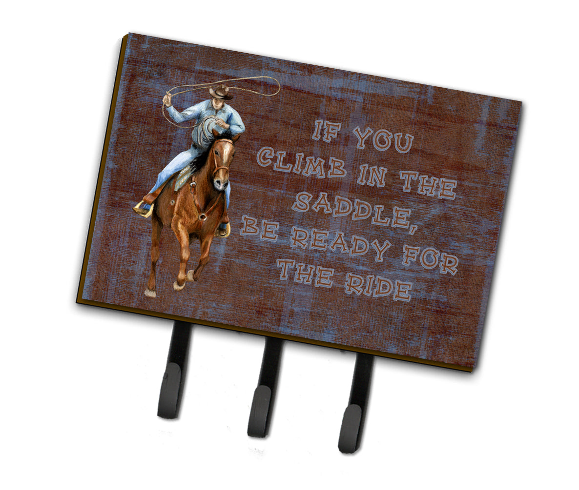 Roper Horse If you climb in the saddle, be ready for the ride Leash or Key Holder SB3061TH68