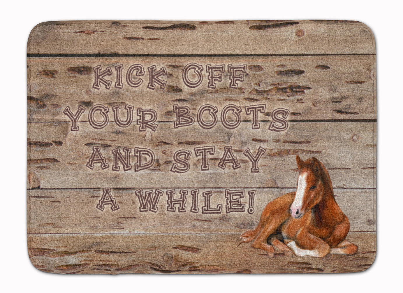 Kick off your boots and stay a while Machine Washable Memory Foam Mat SB3064RUG - the-store.com