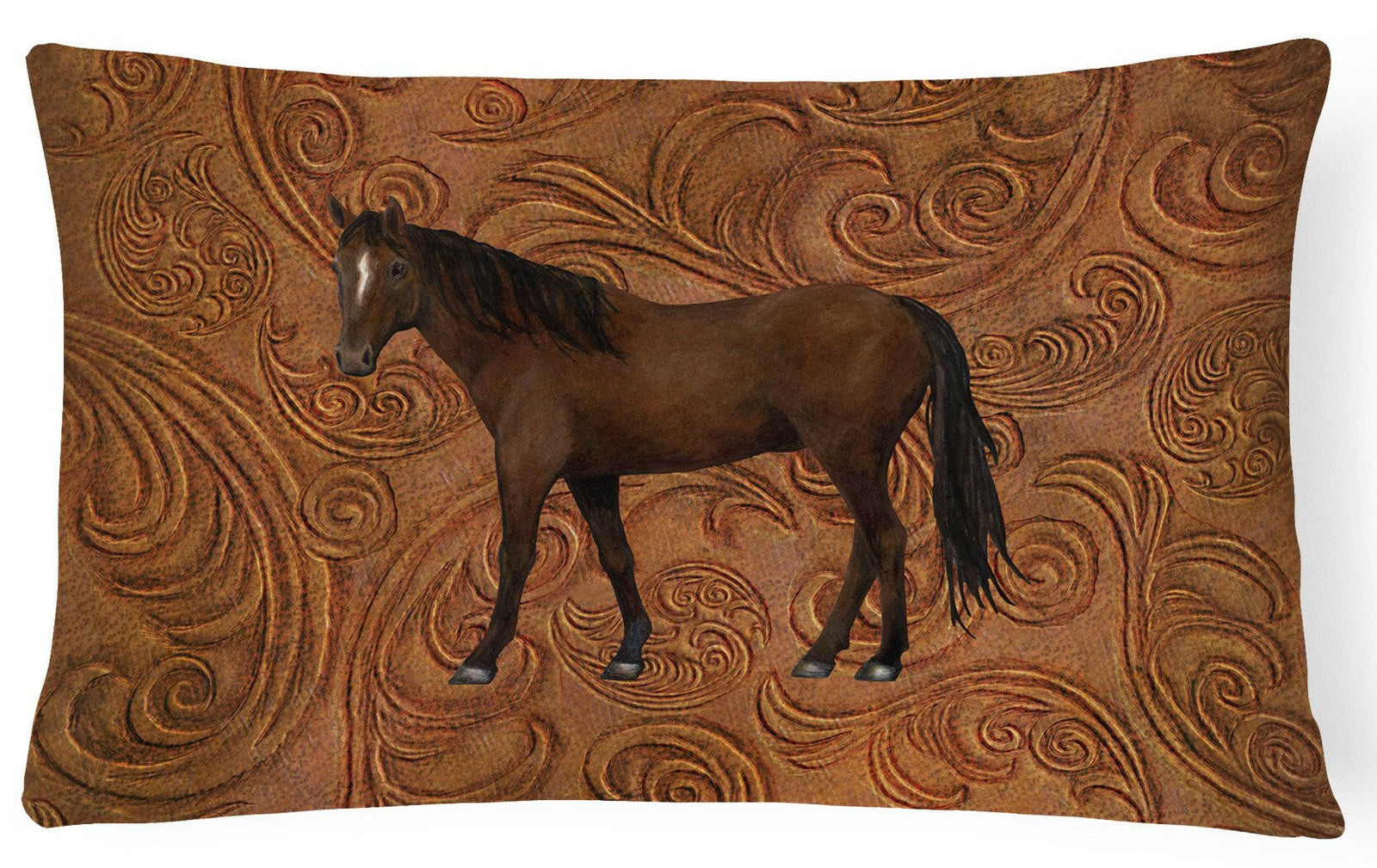 Horse   Canvas Fabric Decorative Pillow SB3066PW1216 by Caroline's Treasures