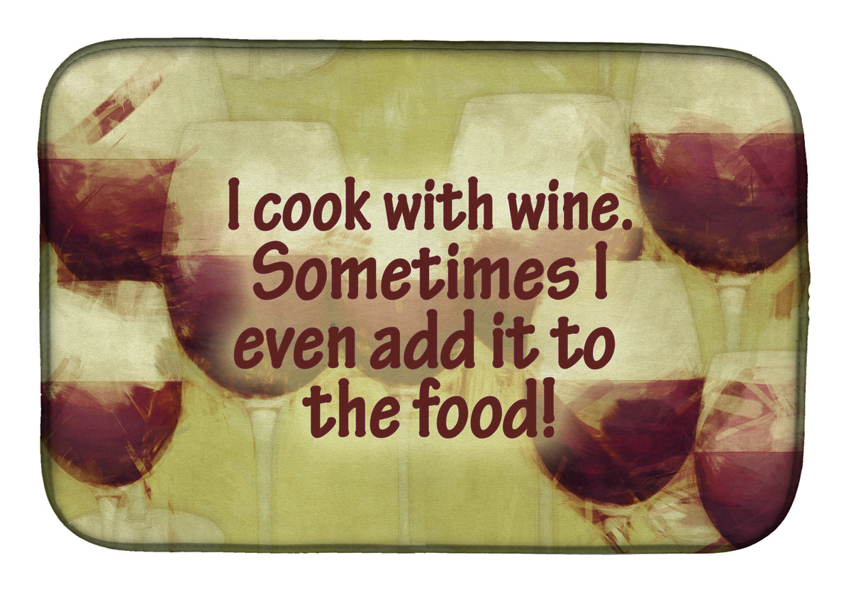 I cook with wine Dish Drying Mat SB3069DDM
