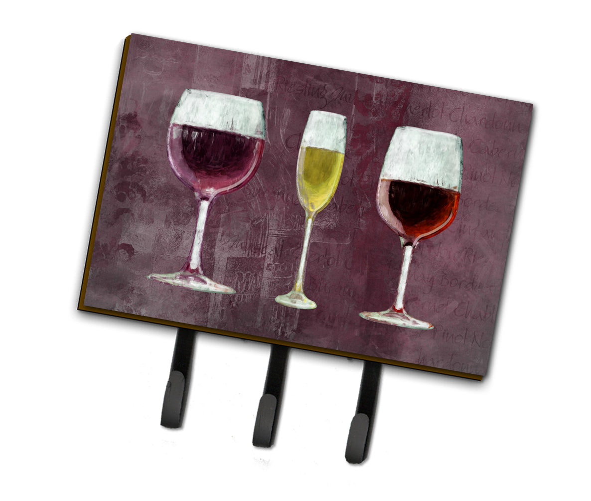 Three Glasses of Wine Purple Leash or Key Holder SB3073TH68  the-store.com.
