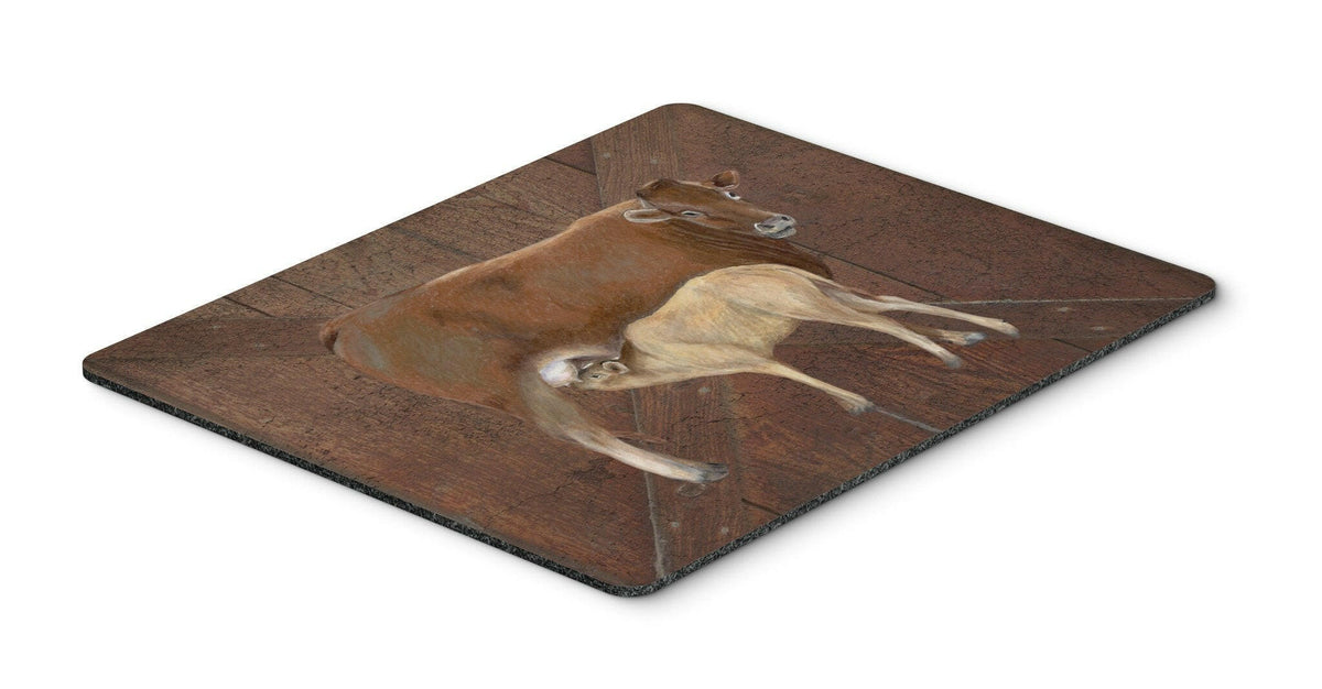 Cow Momma and Baby Mouse Pad, Hot Pad or Trivet SB3074MP by Caroline&#39;s Treasures