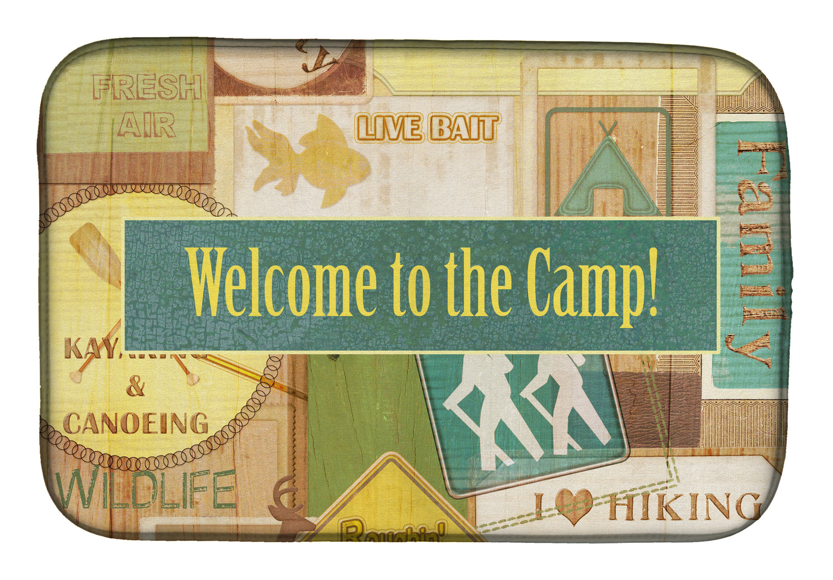 Welcome to the Camp Dish Drying Mat SB3080DDM